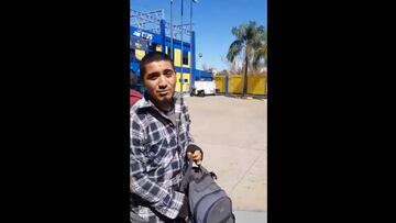 Se infiltró en la práctica de Boca ¡y le pidió una prueba a Alfaro!