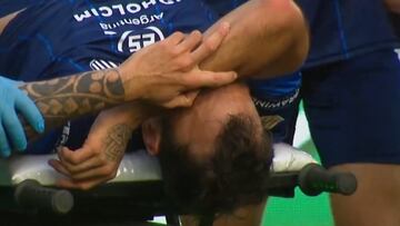 Matías Catalán preocupa a todo Chile: se barrió y tuvo que salir de la cancha en camilla