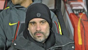 El entrenador de Manchester City, Pep Guardiola