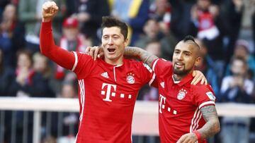 Bayern: Vidal, Lewandowski y Robben hacen todo posible