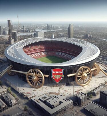 ChatGPT redesigns stadiums of Real Madrid, Barcelona, PSG, Arsenal, Benfica...