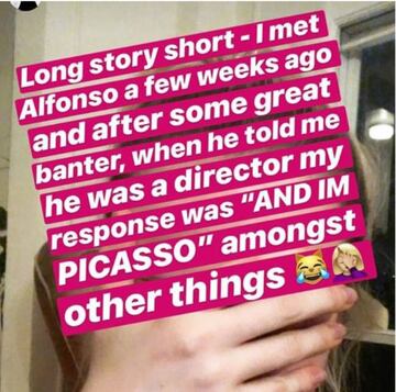 Historia de Instagram de Simone