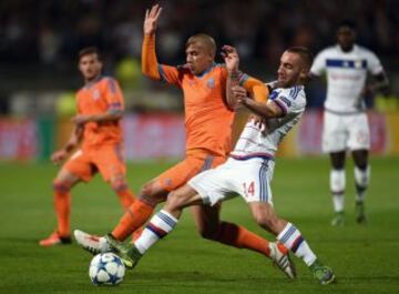 Sergi Darder con Sofiane Feghouli.