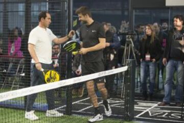 Gerard Piqué y Albert Costa. 