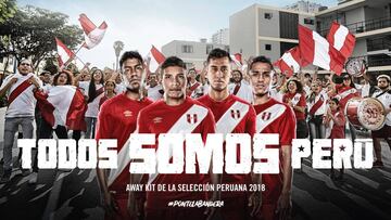 Presentada la camiseta alterna de la selección peruana