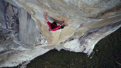 Alex Honnold, escalada libre en El Capit&aacute;n. Yosemite National Park. Tr&aacute;iler de la pel&iacute;cula Free Solo.