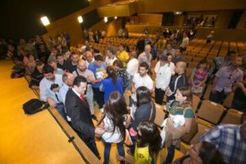 El auditorio Alfredo Krauss de Las  Palmas acogió el encuentro con los Ases.