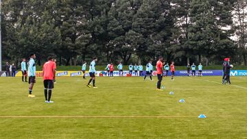 Entrenamiento de la Selección Colombia Sub 20