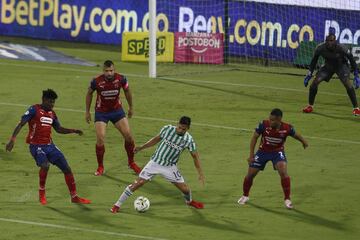 Atlético Nacional enfrentó al Deportivo Independiente Medellín en una edición más del clásico paisa en la fecha catorce de la Liga BetPlay en el Atanasio