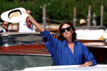Nieves Álvarez en el Hotel Excelsior durante el 81.° Festival Internacional de Cine de Venecia.