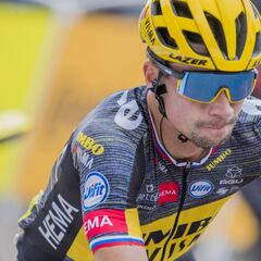 Roglic: "Se rodó muy rápido y me resentí de los golpes"