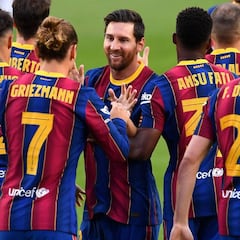 Messi, vuelta al nueve líquido