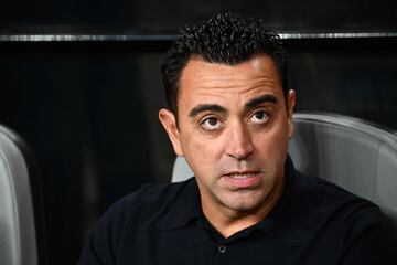 Xavi Hern¨¢ndez, entrenador del FC Barcelona.
