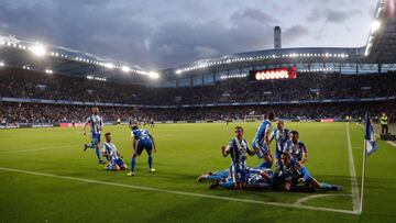 El Depor celebr&oacute; su remontada a lo grande