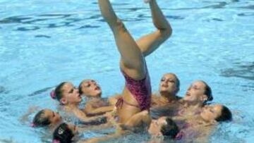 España gana en el Mundial de Roma su primer oro en natación sincronizada