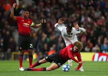 Valencia, Batshuayi y Fellaini.