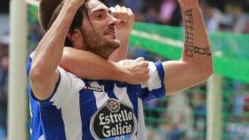 <b>DETERMINANTE. </b>Colotto celebra el gol de la victoria frente al Elche.