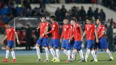 El equipo de Chile que sali&oacute; a la cancha ante M&eacute;xico por Copa Am&eacute;rica. 