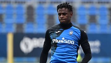 Duvan Zapata en un entrenamiento.