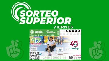 Resultados Sorteo Superior 2792: lista de ganadores y números premiados | 19 de enero 2024