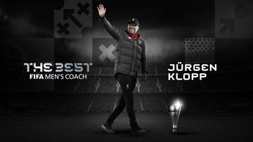 Juregen Klopp, entrenador del Liverpool, mejor entrenador de fútbol masculino FIFA 2020.