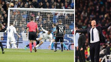 Mariano la metió con el hombro... ¡y Zidane enloqueció!