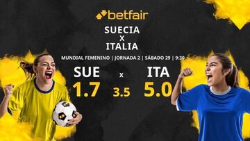 Suecia vs. Italia: horario, TV, estadísticas, clasificación y pronósticos del Mundial Femenino 2023