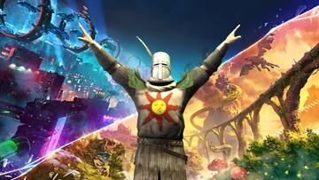 guia split fiction platino trofeos dark souls easter egg huevo de pascua guiño dark souls hoguera en split fliction gatos mercado lunar mision secundaria solaire