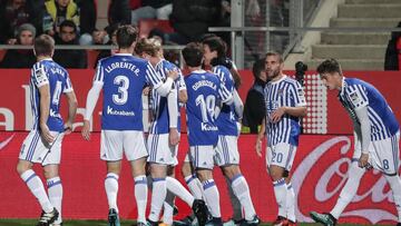 Jugadores de la Real Sociedad.