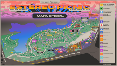 Festival Estéreo Picnic 2024: mapa del Simón Bolívar y accesos al Festival en Bogotá
