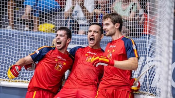 España celebra el pase a la final