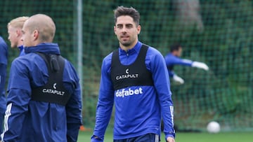 El Cádiz descarta el regreso de Rubén Sobrino esta temporada