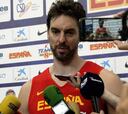 Pau Gasol: "Estamos afectados anímicamente"