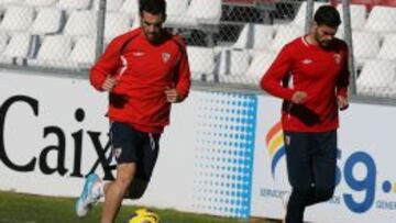Entrenamiento del Sevilla FC