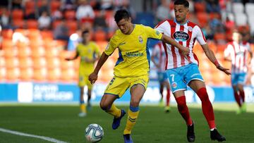 Viera y Pedri lanzan a Las Palmas ante un Lugo fundido