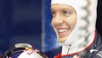 El alemán Sebastian Vettel (Red Bull-Renault) partirá mañana desde la 'pole' en el Gran Premio de Japón.