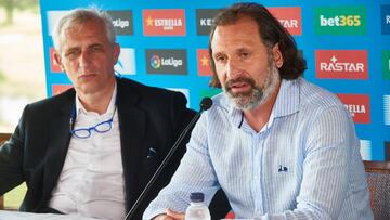 09/07/19. Rueda de prensa de Rufete y Garcia Pont