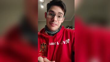 “El carrito era mío, siempre voy con él al estadio, y un tipo no encontró nada mejor que lanzarlo a la cancha”