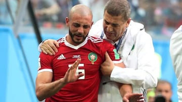 Amrabat con Marruecos.