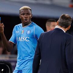 El Nápoles no despega y Osimhen se enfada