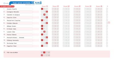 Pronóstico de la Quiniela de fútbol jornada 65 - 30/05/25