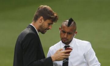 Arturo Vidal y Fernando Llorente.