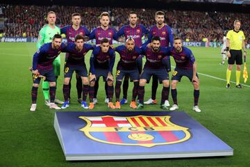 Equipo del Barcelona.