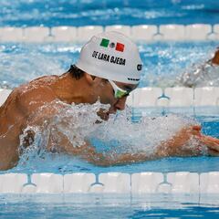Miguel de Lara, primer mexicano en semifinales de nado desde 2004