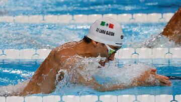 Miguel de Lara, primer mexicano en semifinales de nado desde 2004