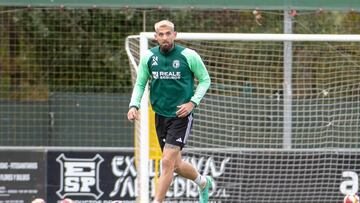 Saveljich, en un entrenamiento.