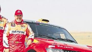 <b>AMIGOS. </b>Nani Roma y Henry Magne trabajaban juntos desde hacía dos años con el Mitsubishi.