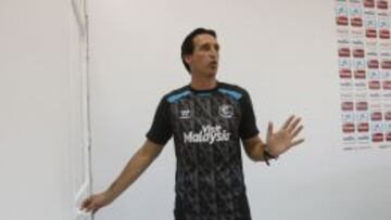 Rueda de prensa de Unai Emery