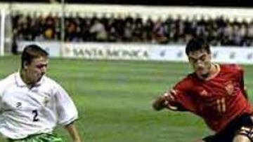 <b>UNO DE LOS MEJORES.</B> El centrocampista del Mallorca Riera ha sido de los jugadores más acertados de la selección española ante la norirlandesa.