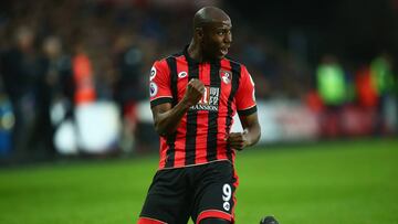 Benik Afobe celebrando su tanto anotado el pasado 31 de diciembre ante el Swansea.